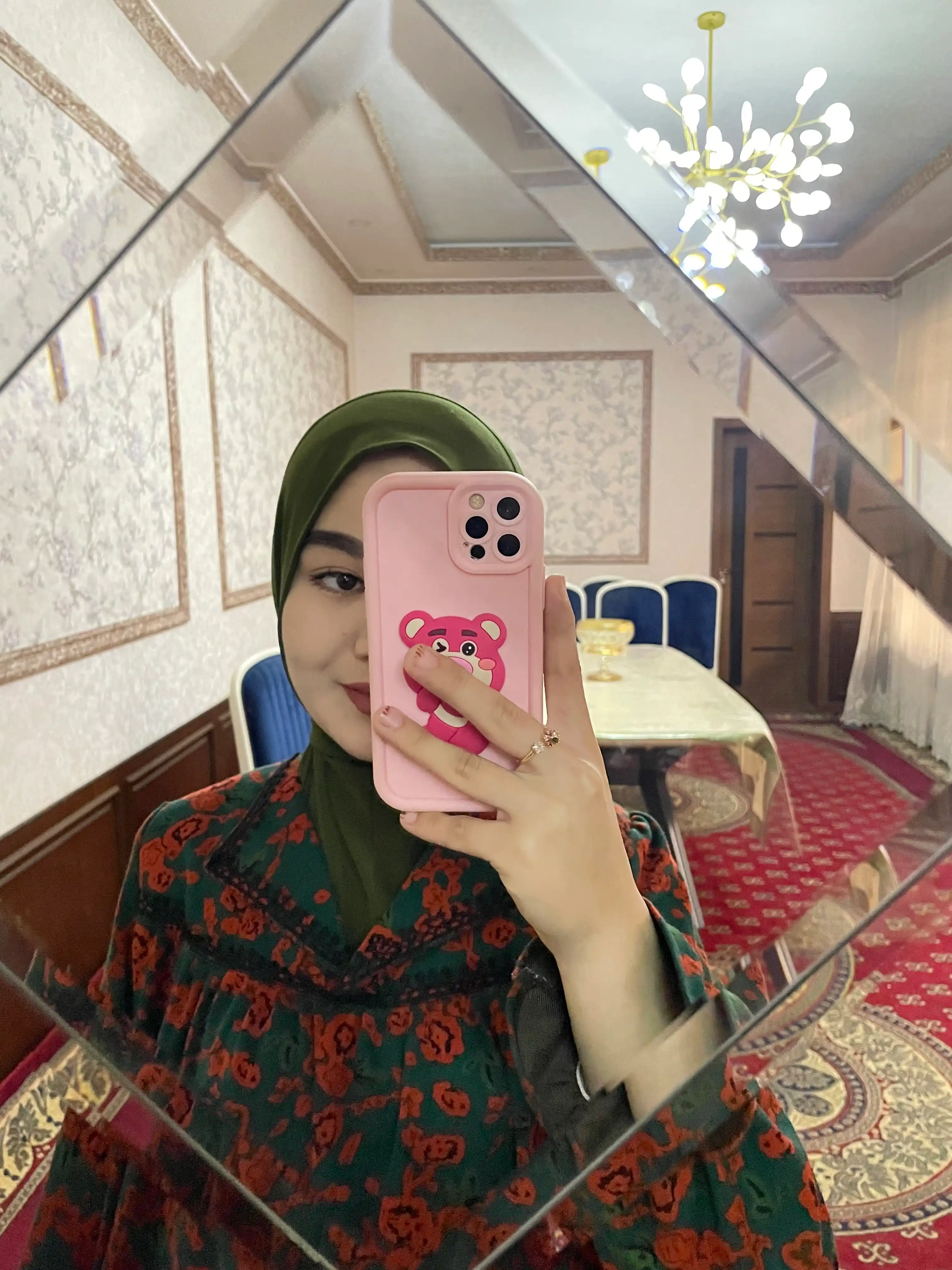 Chexol iPhone taddy oyinchoqli 7, 8, 11, 12, 13, 14, 15, se, xs, xr, pro, max, plus, mini