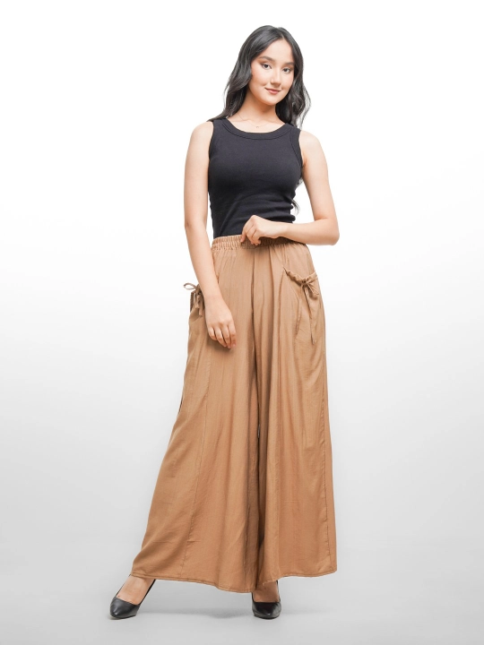 Ayollar uchun keng yubka-shim, kyulot - 