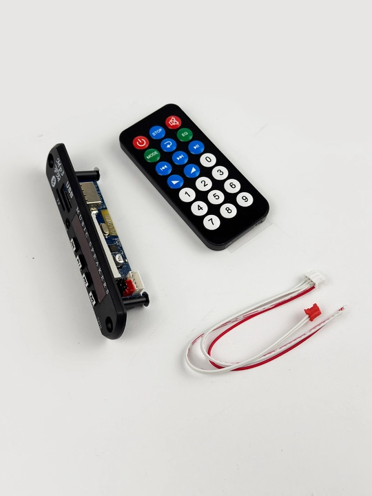 Mp3 modul, audiodekoder pultli, 12V, FM, AUX