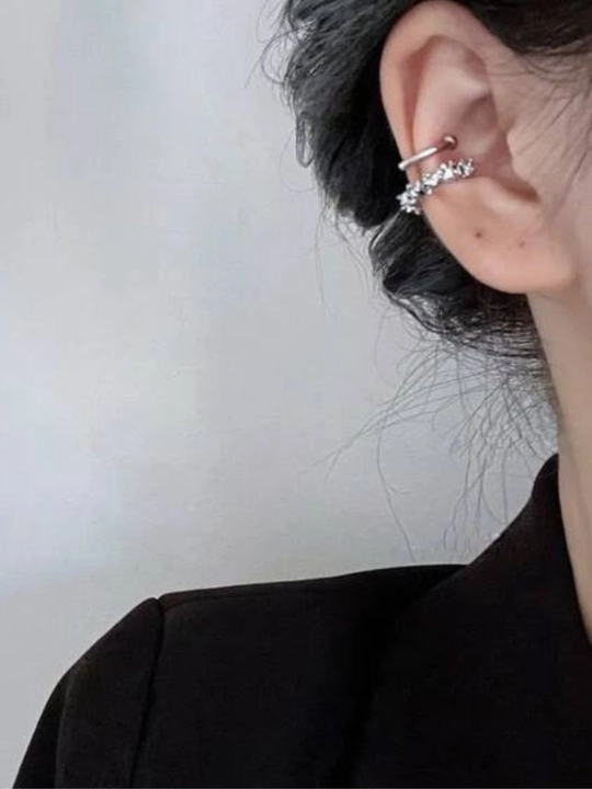 Женские серьги каффы, без прокола, 2 шт