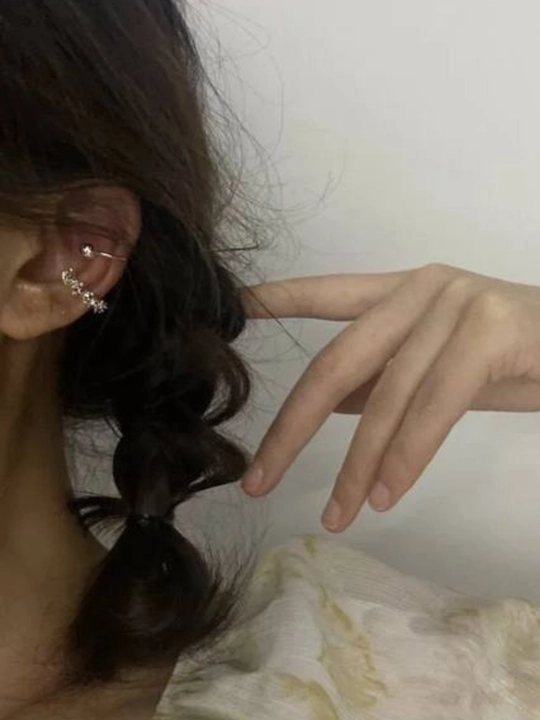 Женские серьги каффы, без прокола, 2 шт