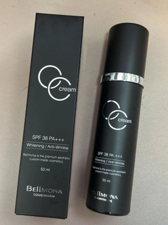 Bellmona CC krem ​​rangini o'zgartiruvchi SPF 34/PA, 50 ml