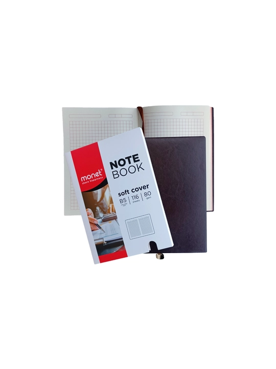 Bloknot, B5 format, 175x250 mm, katakli, 116 betlar - 