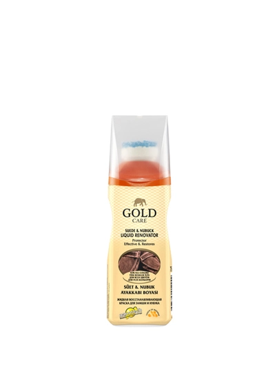 Жидкая крем краска, восстановитель для замши и нубука, 75 мл GOLD CARE — GCARE-GC2002-ПРОЗР