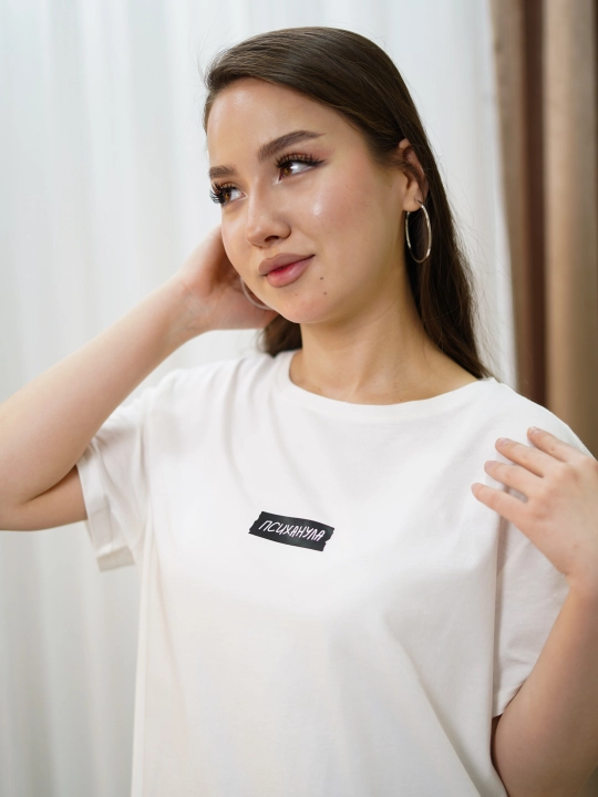 Ayollar va erkaklar uchun, oq va qora rangdagi futbolka, unisex, 100% paxta