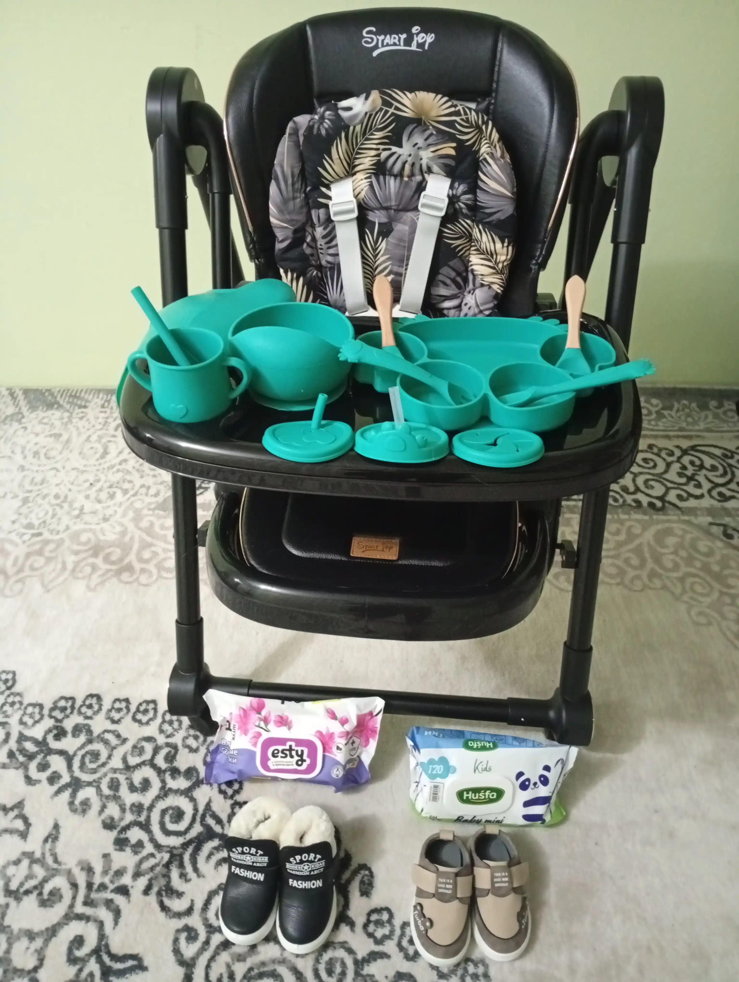 HUSFA Kids nam salfetkalari, 120 dona