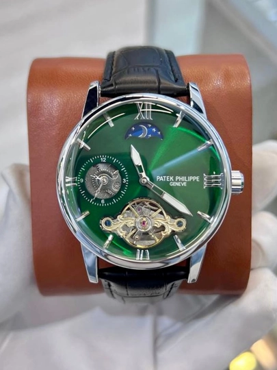 Мужские механические часы Patek Philippe, для тех, кто ценит настоящее качество! — IWATCHE-280W134-ЗЕЛЕН