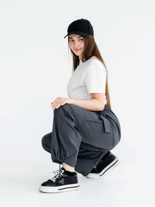 Брюки карго для девушек и женщин, размеры XS-XXL