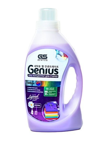 Гель для стирки Genius Aroma, 4 л, фиолетовый — GENIUS1-FIOLET4