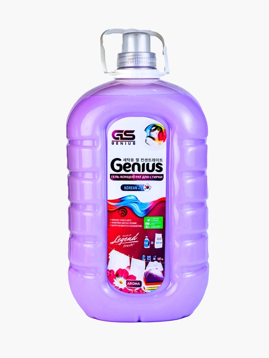 Гель для стирки Genius Aroma, 5 л, фиолетовый - 