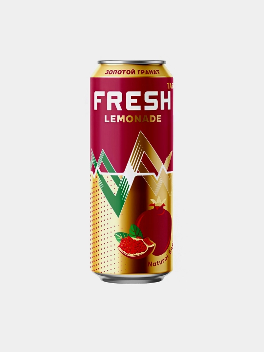 Tetiklantiruvchi ichimlik Fresh Lemonade, Oltin anor, 450 ml - 