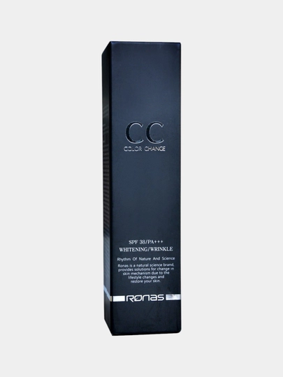СС крем, тонизирующий, с защитой от солнца SPF 38 PA+++, Ronas, 50 мл — HADIJA7-RONAS