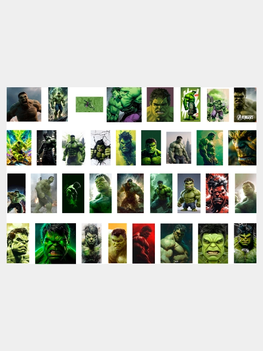 MARVEL Spiderman, Batman, Superman stikerlari, taxminan 30 dona - 