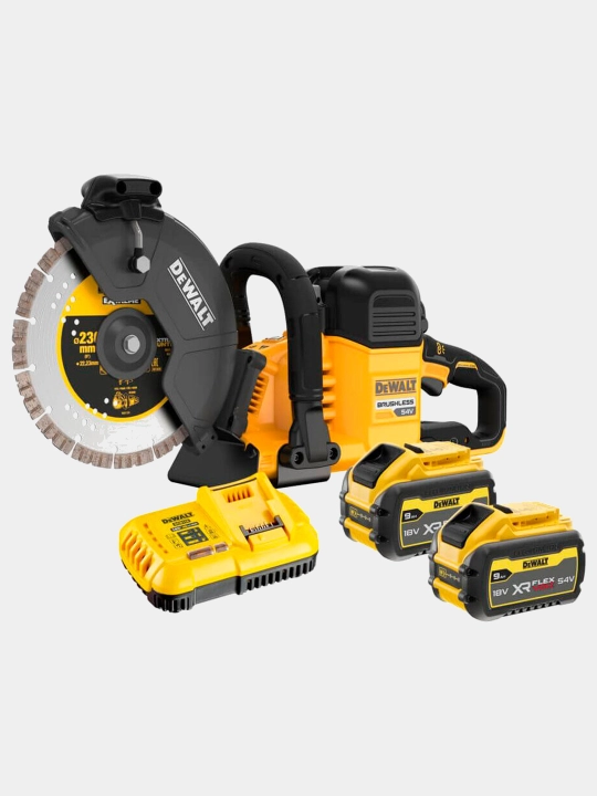 Akkumulyatorli, cho'tkasiz kisish arrasi DeWALT DCS691X2-QW - 