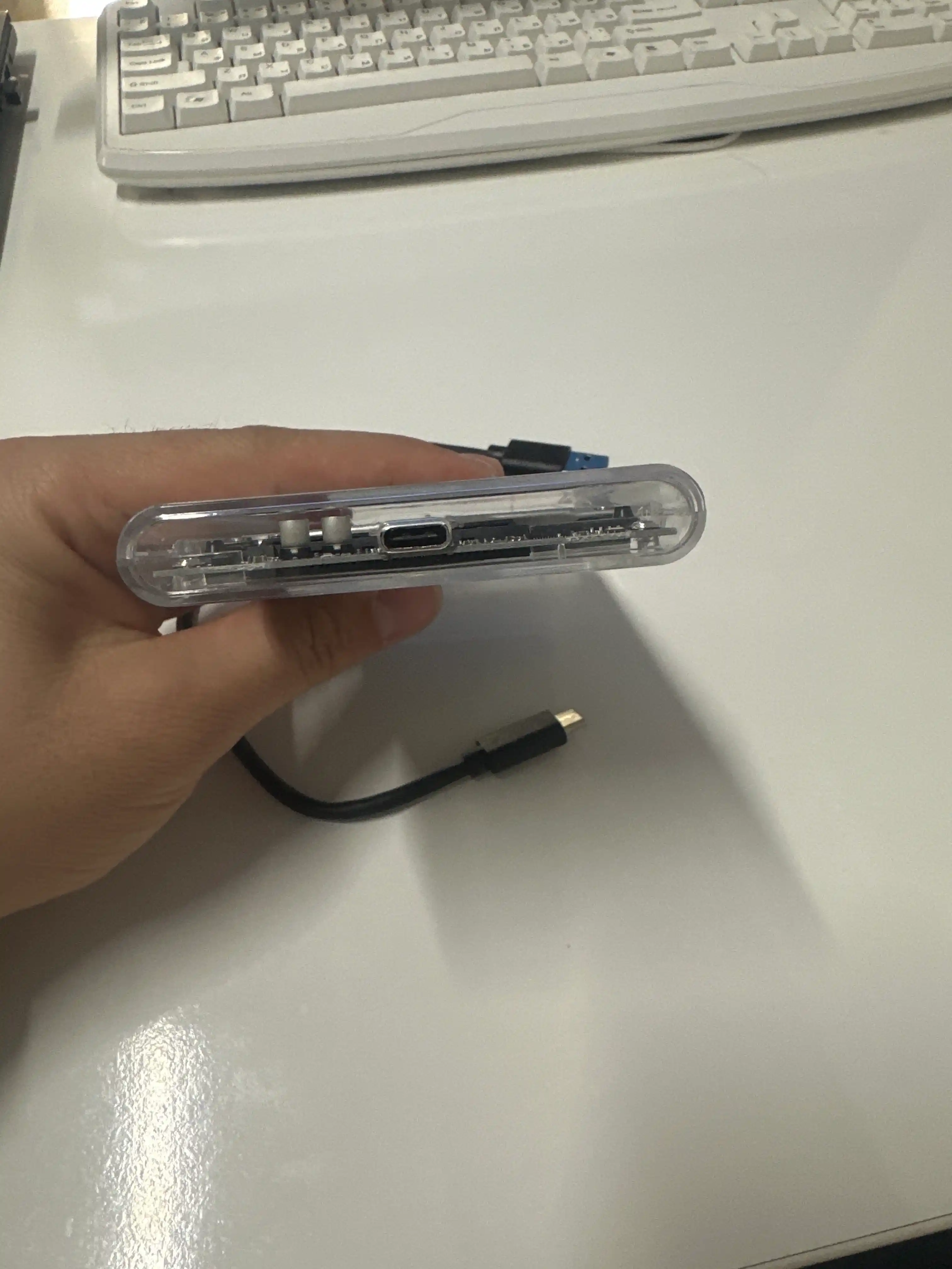 SSD и HDD кейс, 2.5", внешний корпус для жесткого диска до 4 Тб, USB 3.1, USB на Type-C