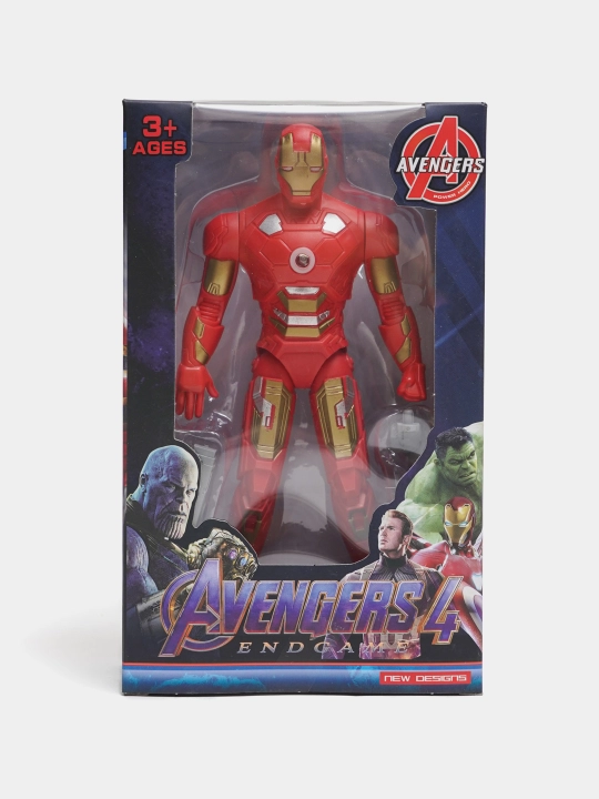 Мстители мини герои, Ironman, Cap America, Thor, Hulk, 20 см, 3+, Китай