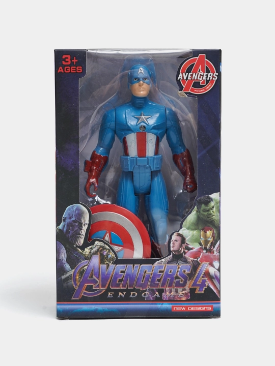 Мстители мини герои, Ironman, Cap America, Thor, Hulk, 20 см, 3+, Китай