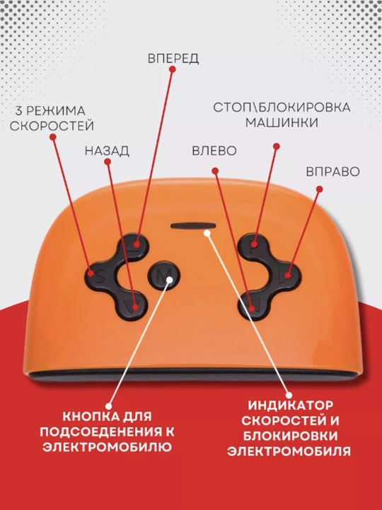 Пульт для детского электромобиля JR-RX-12V 2.4G
