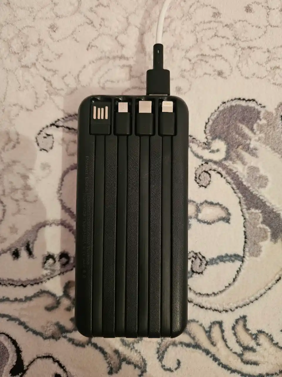 Повербанк 10000 мА/ч, 20000 мА/ч, 30000 мА/ч, Power Bank, 5 в 1 с кабелем,