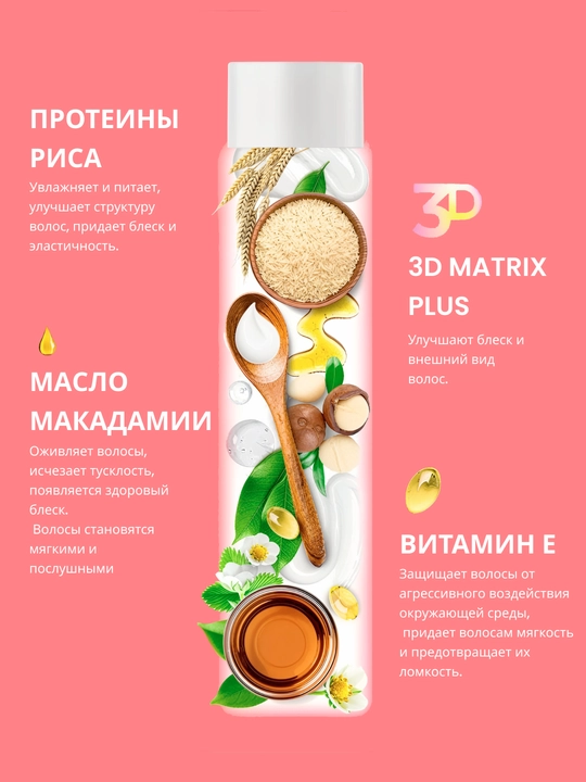MY MUSE kosmetik soch turmagi to‘plami, sovg‘a sifatida, 200 ml