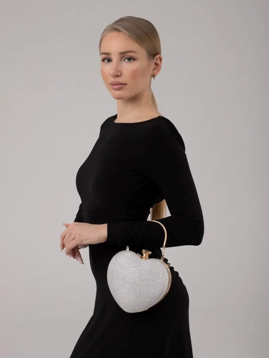 Ayollar sumkasi kross-bodi, yelkama yurak shaklida Xayitga sovg'aga