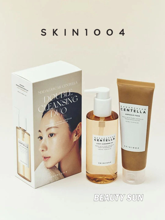 Ikki bosqichli tozalash to'plami, SKIN1004, Madagascar Centella, Double cleansing duo