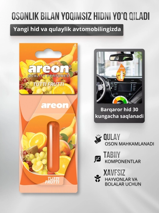 Освежитель для машины Areon Mon Liquid, ароматизатор, диффузор для авто, 5 мл