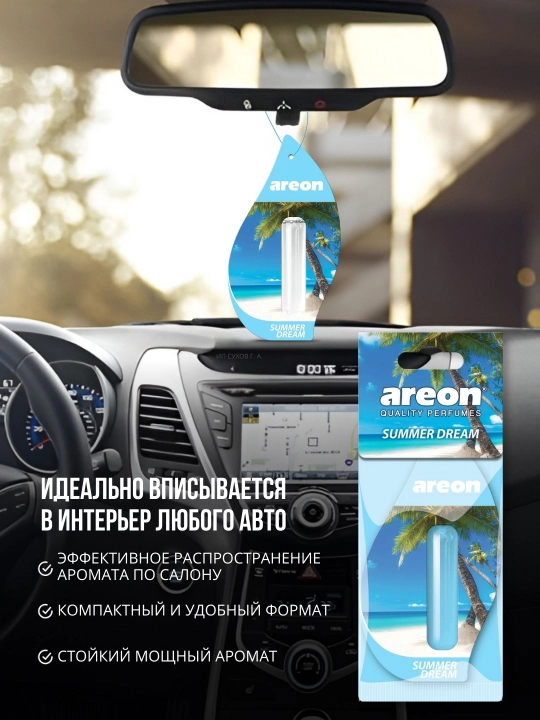 Освежитель для машины Areon Mon Liquid, ароматизатор, диффузор для авто, 5 мл