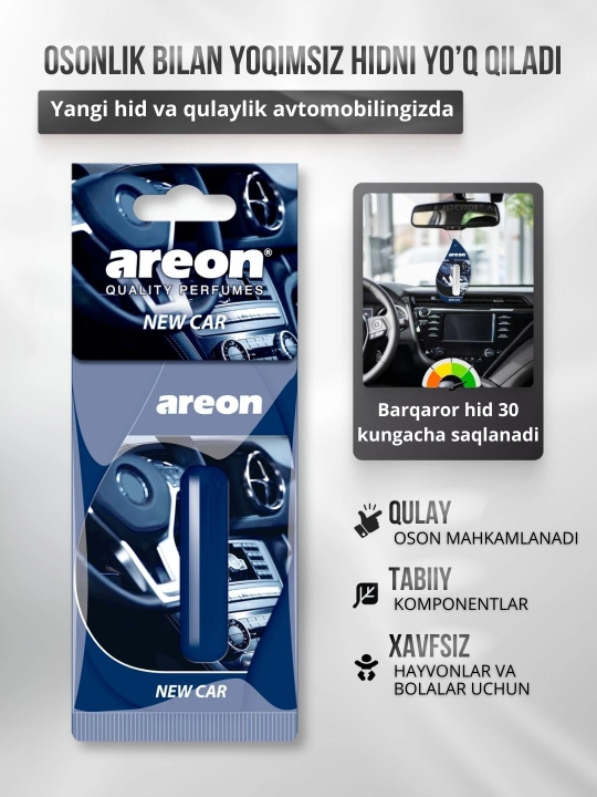 Освежитель для машины Areon Mon Liquid, ароматизатор, диффузор для авто, 5 мл