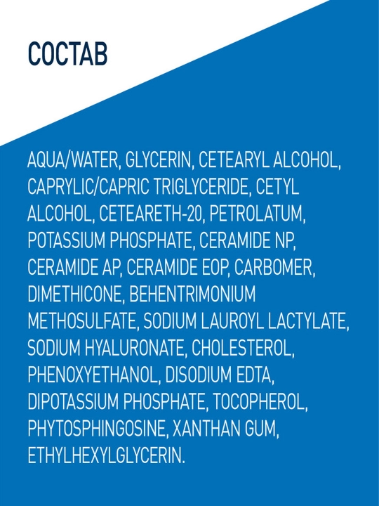 CeraVe Quruq va juda quruq yuz va badan terisi uchun namlantiruvchi krem, 50 ml