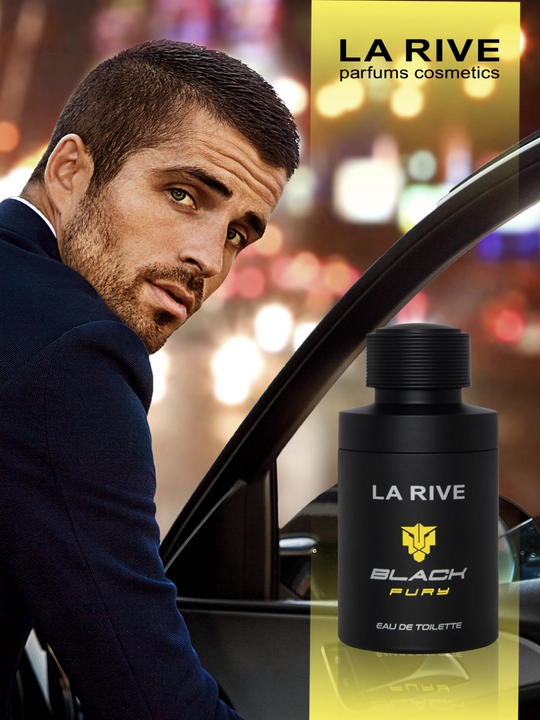 Erkaklar xushbo`ylangan suvi LA RIVE BLACK FURY EDT, 75 ml
