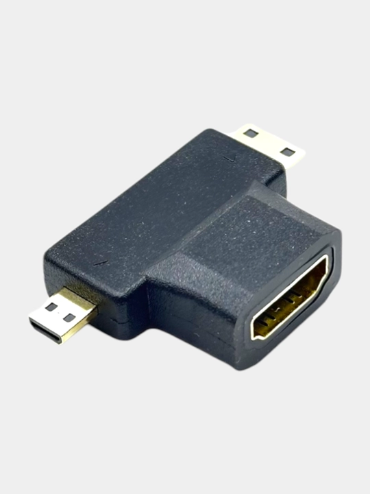 HDMI-dan mikro va mini adapterlar va ulagichlar