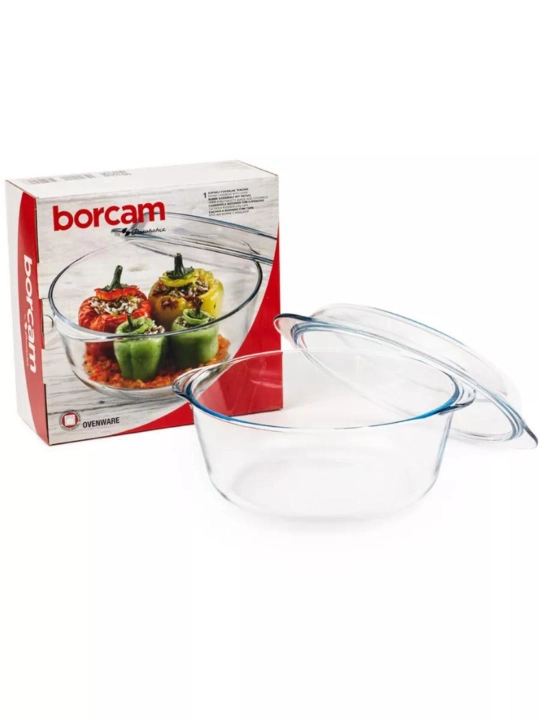 Форма для запекания кастрюля PASABAHCE Borcam, 3150 мл, 59013