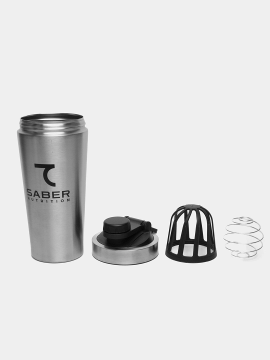 Shaker, 7saber shishasi, metall, 750 ml