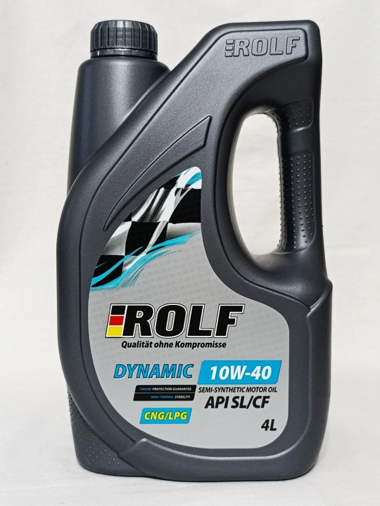 Моторное масло, ROLF Dynamic 10W-40, полусинтетическое, 4 л - 
