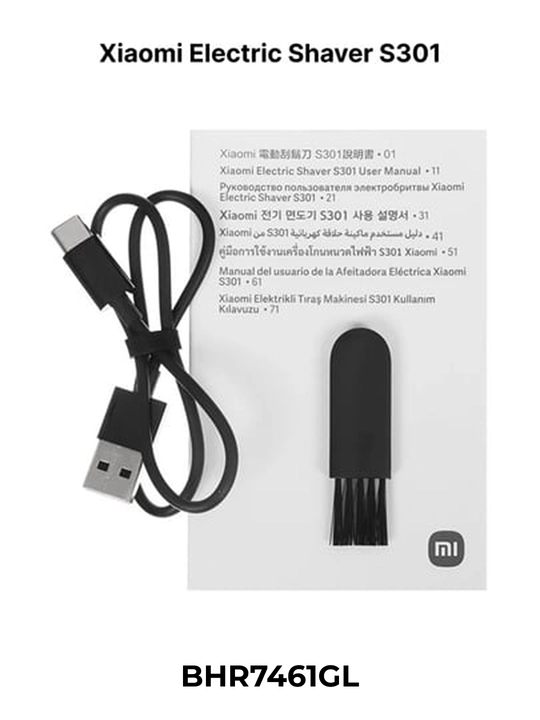 Xiaomi Electric Shaver S101, S301 GL elektr ustarasi, 90 daqiqalik ish, IPX7, 3 Vt, Global