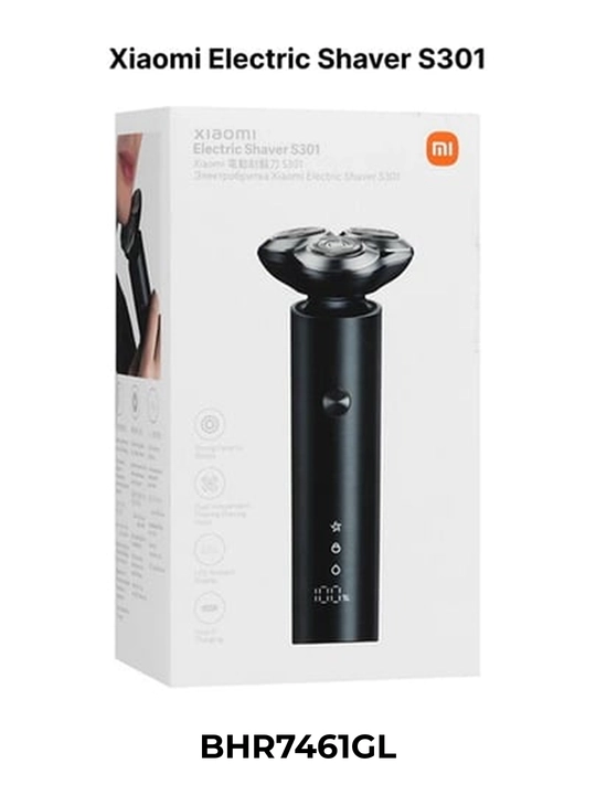 Xiaomi Electric Shaver S101, S301 GL elektr ustarasi, 90 daqiqalik ish, IPX7, 3 Vt, Global