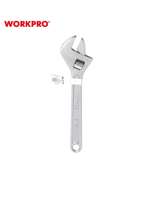 WORKPRO 150 mm o‘zgaruvchan kalit, xrom-vanadiy po‘lat, dyuym o‘lchovi, ergonomik tutqich