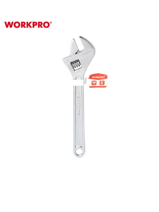 WORKPRO 150 mm o‘zgaruvchan kalit, xrom-vanadiy po‘lat, dyuym o‘lchovi, ergonomik tutqich