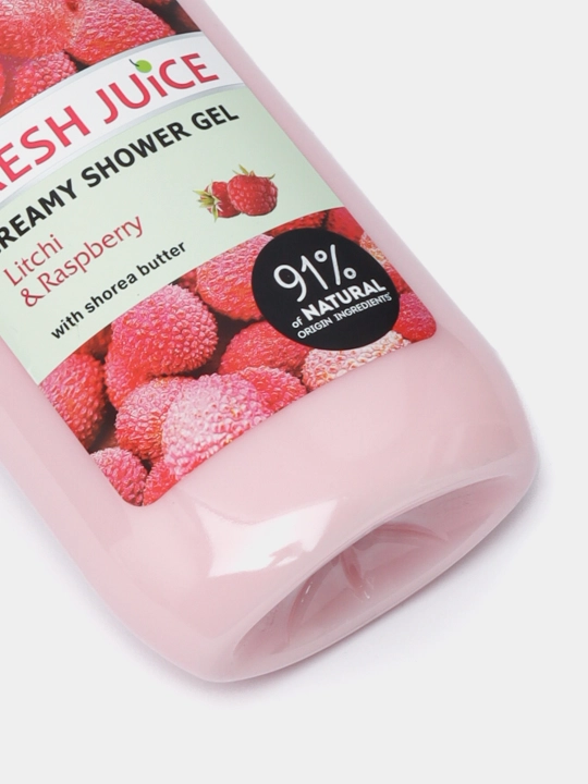 Гель для душа Litchi & Raspberry, 400 мл, Fresh Juice