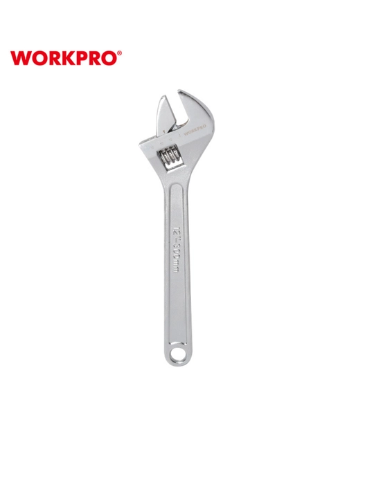 WORKPRO 150 mm o‘zgaruvchan kalit, xrom-vanadiy po‘lat, dyuym o‘lchovi, ergonomik tutqich