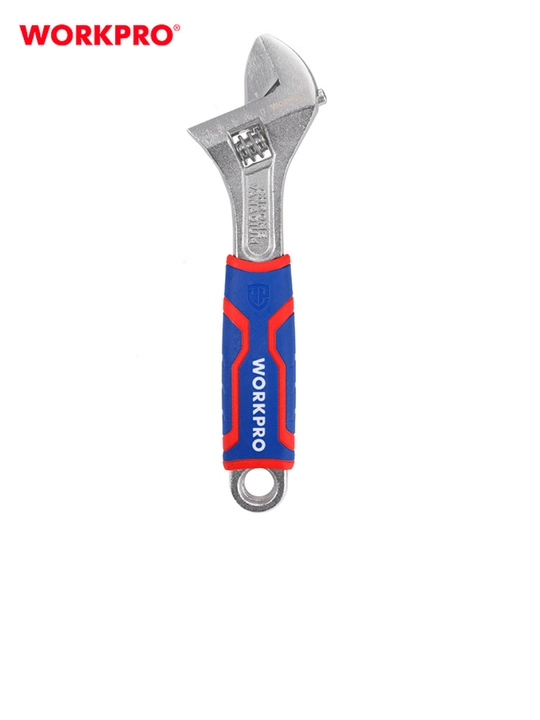 WORKPRO 150 mm o‘zgaruvchan kalit, xrom-vanadiy po‘lat, dyuym o‘lchovi, ergonomik tutqich