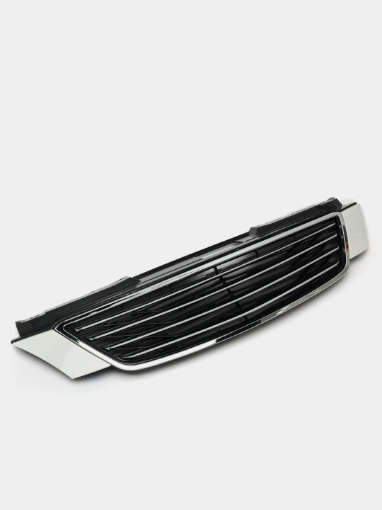 Radiatorining himoya panjarasi Gentra, Lacetti, Spark, Malibu uslubida, Mers, qoplama, nikel - 