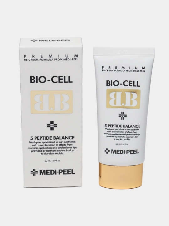 Yuz uchun BB-krem, MEDIPEEL+, Bio Cell 5 Peptide Balance, 50 ml