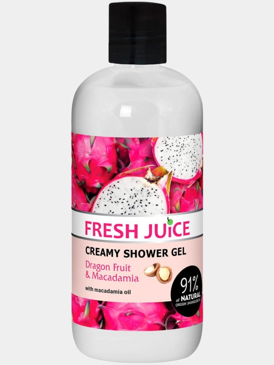 Dush uchun Fresh Juice Dragonfruit va Makadamiya krem-geli, 500 ml - 