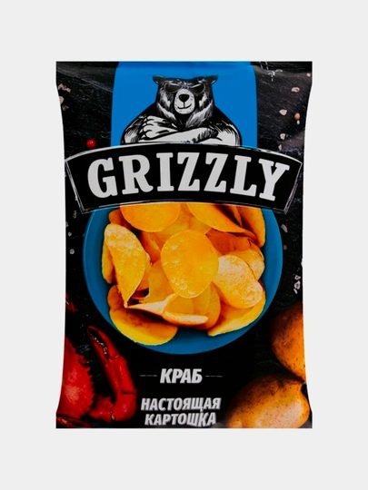 Чипсы Grizzly со вкусом краба 55 г — SNACKS1-P18770D