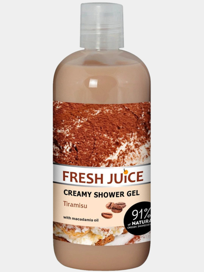 Yangi sharbat Tiramisu kremli dush jeli, 500 ml - 