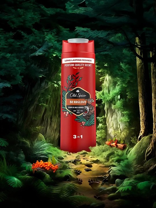 Old Spice гель для душа 3в1 Bearglove, 400мл