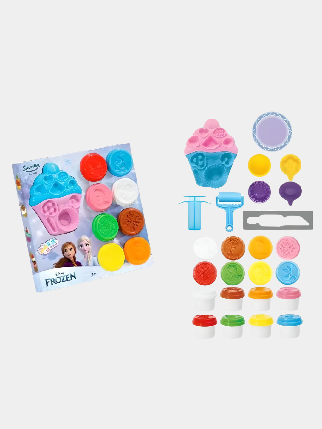 Набор мягкого пластилина Play-Doh Холодное сердце, набор для лепки десертов