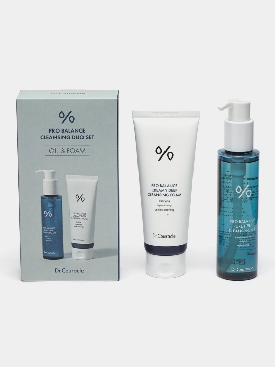 Набор для снятия макияжа Dr.Ceuracle Pro Balance Cleansing Set, гидрофильное масло+пенка